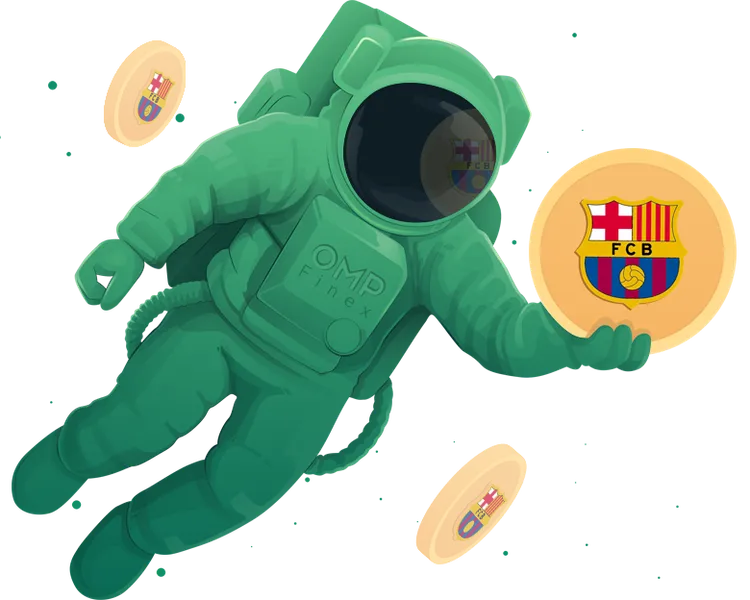 توکن هواداری بارسلونا (BAR) FC Barcelona Fan Token | خرید ارز بارسلونا BAR