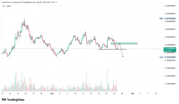 تحلیل دوج‌کوین (DOGE) | پولبک و فرصت فروش